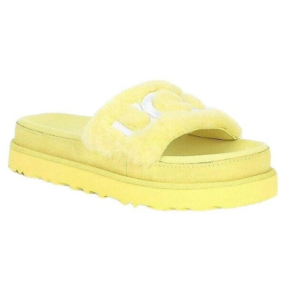 UGG Lawton Fur Margarita Slide Woman’s Size 9